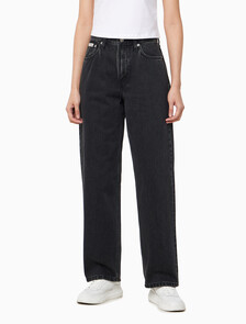 Buy 여성 90's 루즈핏 블랙 데님 in color CK ESSENTIAL BLACK