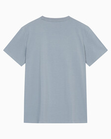 Buy 남성 레귤러핏 인스티튜셔널 로고 스트레치 반팔 티셔츠 in color OVERCAST GREY