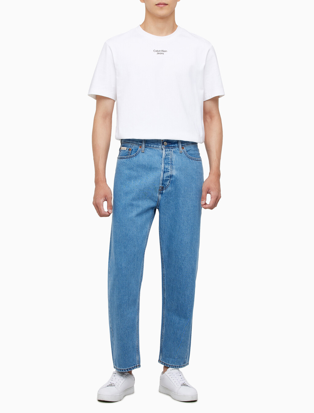 Buy 남성 스트레이트핏 라이트블루 데님 in color COASTAL BLUE