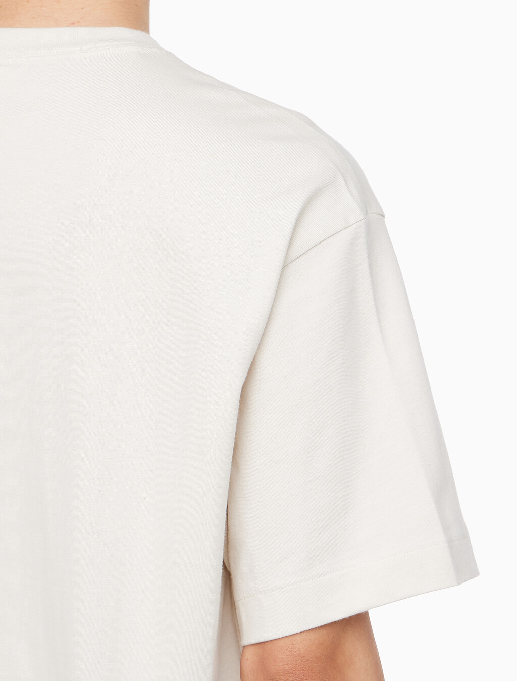 Buy 남성 릴렉스핏 헤비 코튼 크루넥 반팔 티셔츠  in color TURTLEDOVE
