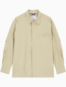 Buy 남성 유틸리티 기능성 집업 셔츠 in color PALE KHAKI