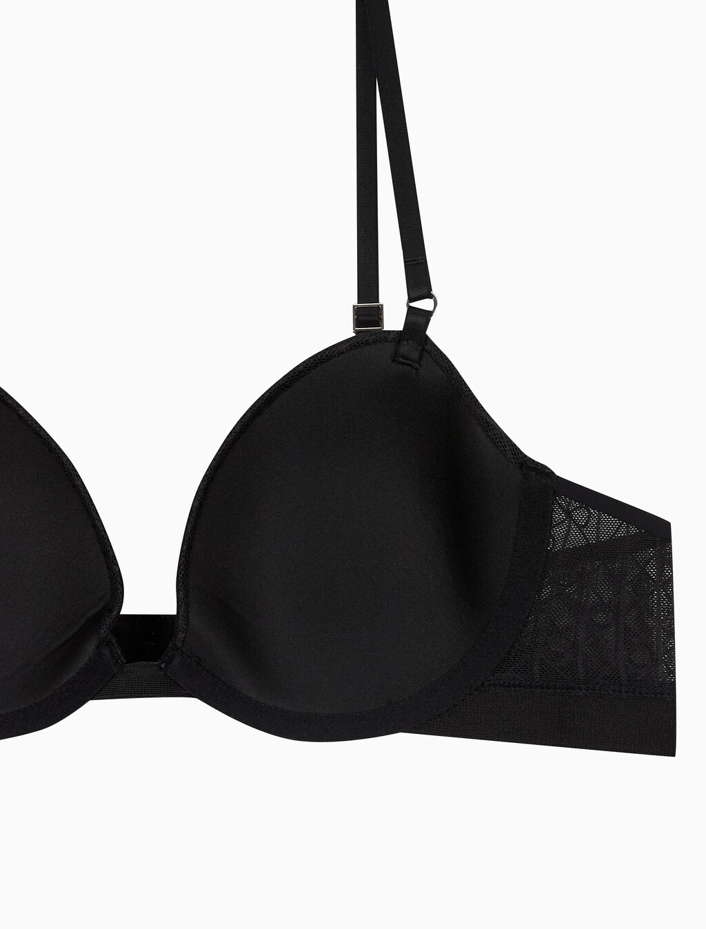Buy 여성 스컬프트 레이스 데미 브라 in color BLACK