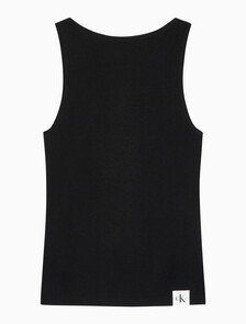 Buy 여성 아카이브 스웨터 탱크 탑 in color CK BLACK