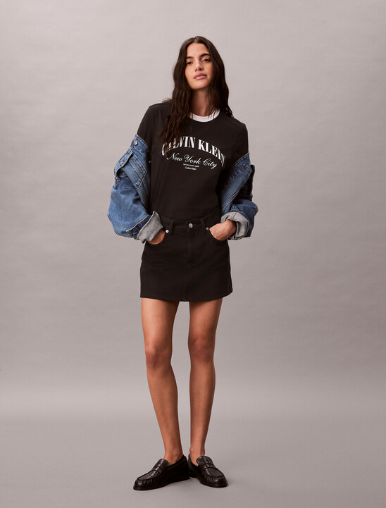 여성 캘빈클라인 링거 티