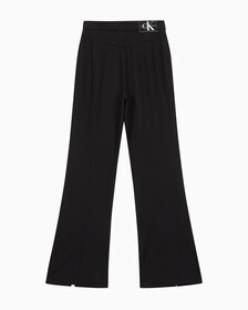 Buy 여성 밀라노 테이퍼드 플레어팬츠 in color CK BLACK