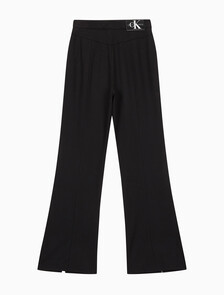 Buy 여성 밀라노 테이퍼드 플레어팬츠 in color CK BLACK
