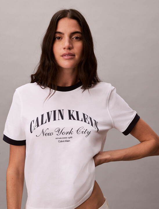 여성 캘빈클라인 링거 티