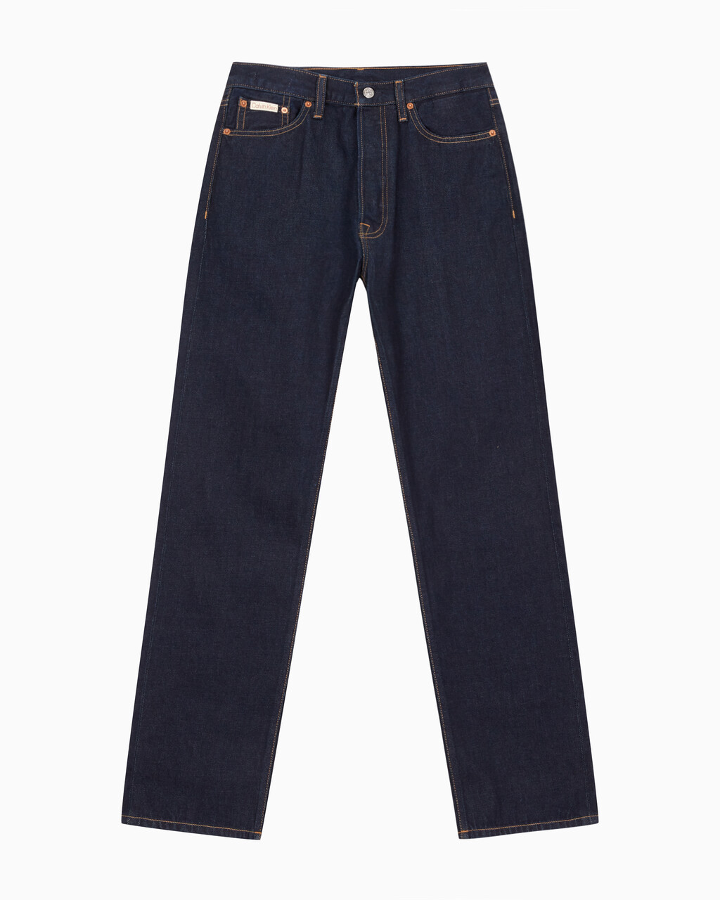 Buy 남성 스트레이트핏 린스 데님 in color CK RAW SELVEDGE