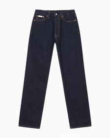Buy 남성 스트레이트핏 린스 데님 in color CK RAW SELVEDGE