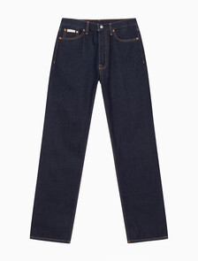 Buy 남성 스트레이트핏 린스 데님 in color CK RAW SELVEDGE