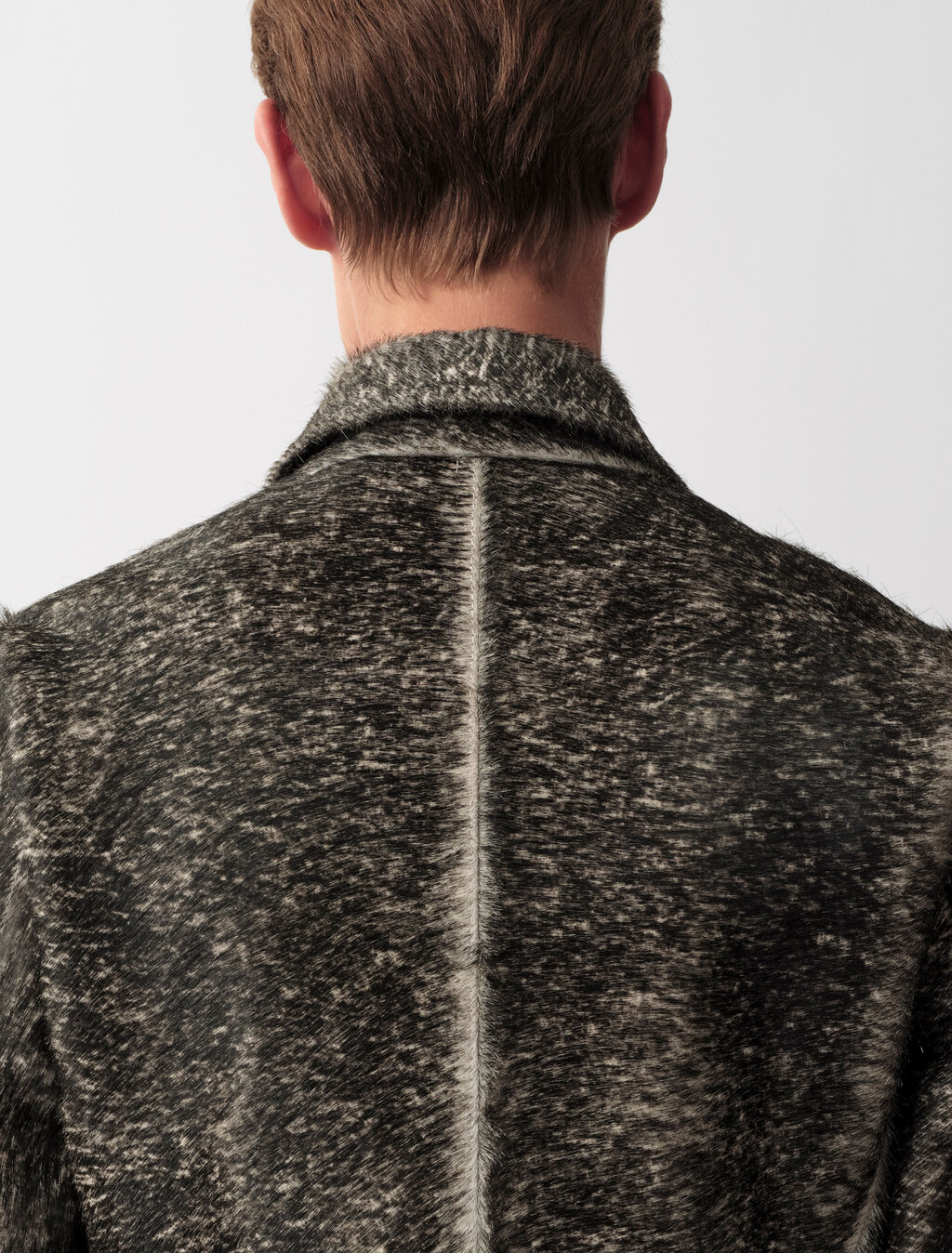 Buy CARLA WOMENS PONY COAT in color BLACK