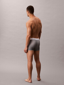 Buy 남성 아이콘 코튼 스트레치 2PK 트렁크 in color Green/Black