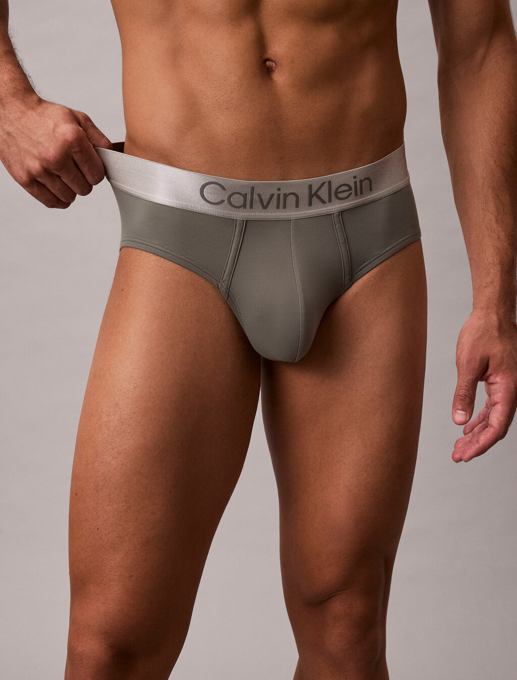 Buy 남성 브러시드 마이크로파이버 스트레치 힙브리프 in color PLATINUM RUST