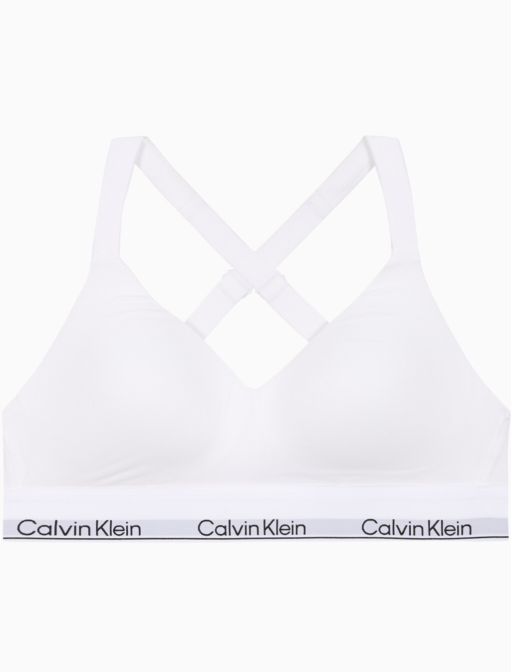 Buy 여성 아이콘 코튼 모달 리프트 브라렛 in color WHITE