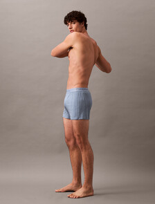 Buy 남성 울트라 소프트 모달 박서 in color TEXTURED STRIPE_FADED DENIM
