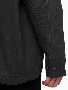 Buy 남성 쉐르파 숏 코트 자켓 in color BLACK