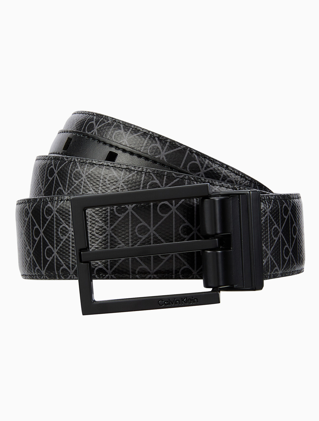 Buy 남성 클래식 스퀘어 버클 32mm 벨트 in color BLACK