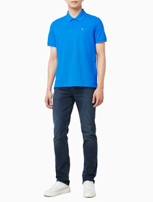 Buy 모노그램 피케 폴로 티 in color FRENCH BLUE