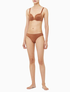 Buy 여성 캘빈클라인 리퀴드 터치 AF 푸쉬업 플런지 브라 in color BRASS BROWN