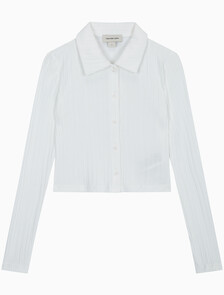 Buy 여성 폴로 립 슬립 탑 in color BRIGHT WHITE