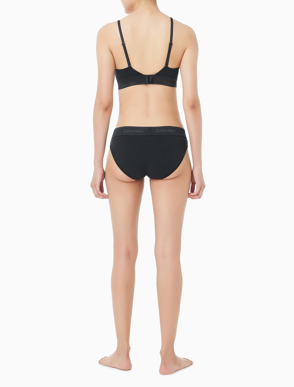 Buy 여성 모던 코튼 홀리데이 AF 비키니 in color BLACK