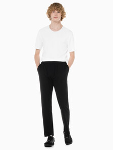 Buy 남성 CK 블랙 슬립 팬츠 in color BLACK