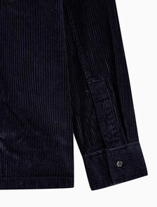 Buy 남성 릴렉스핏 코듀로이 포켓 긴팔 셔츠 in color Navy