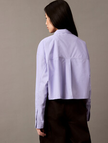 Buy 여성 크롭 릴렉스핏 셔츠 in color SWEET LAVENDER