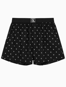 Buy 남성 CK 1996 코튼 박서 박서 in color DIAMOND LOGO PRINT_BLACK
