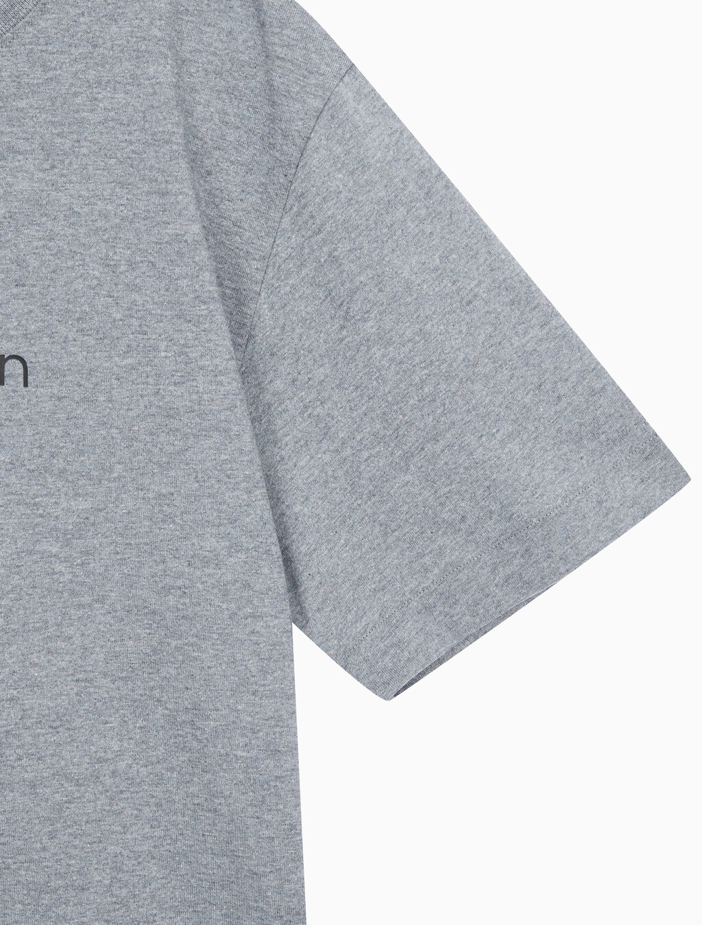 Buy 여성 릴렉스드 스탠다드로고 크루넥 반팔 티셔츠  in color MEDIUM GREY HEATHER