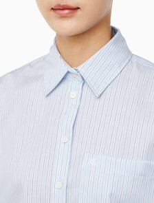 Buy 여성 릴렉스핏 셔츠 in color CHAMBRAY BLUE/ WHITE/ NIGHT SKY STRIPE