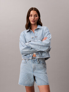 Buy 여성 돌먼 트러커 in color Mid Blue