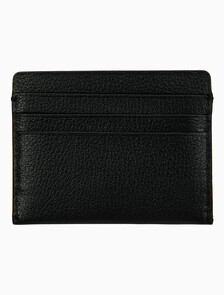 Buy 여성 CKJ 미니멀 모노그램 카드케이스 in color BLACK