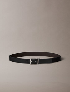 Buy 남성 웜스 버클 스무스 리버서블 벨트 35mm in color BLACK