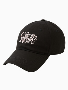 Buy 남녀공용  캘빈 그래픽 로고 볼캡 in color BLACK