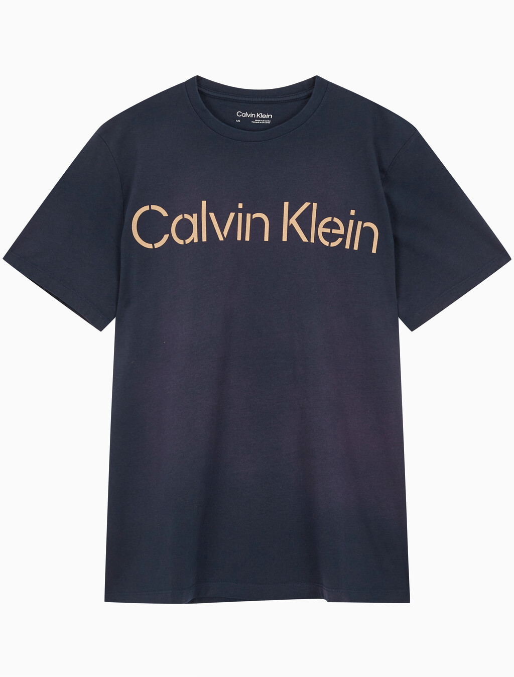 Buy 남성 소프트 페이디드 로고 크루넥 반팔 티셔츠 in color DARK SAPPHIRE