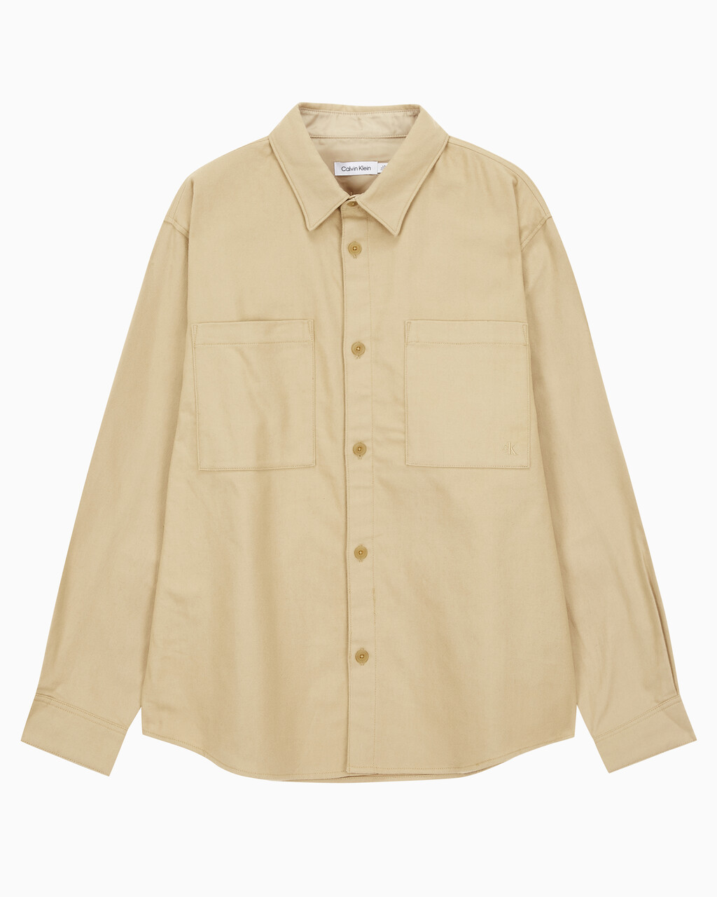 Buy 남성 롱슬리브 오버사이즈 플란넬 셔츠자켓 in color TRAVERTINE
