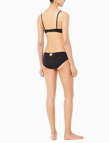 Buy 여성 미니멀리스트 AF 푸쉬업 브라 in color BLACK