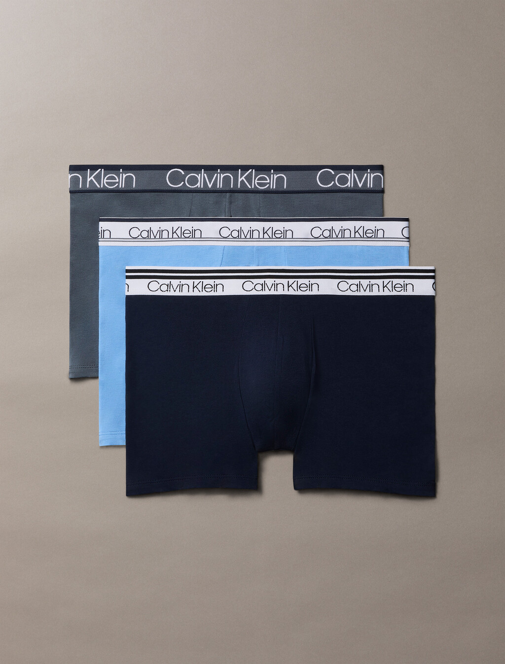 Buy 남성 WB 코튼 스트레치 버라이어티 팩 트렁크 3PK in color black / grey / blue