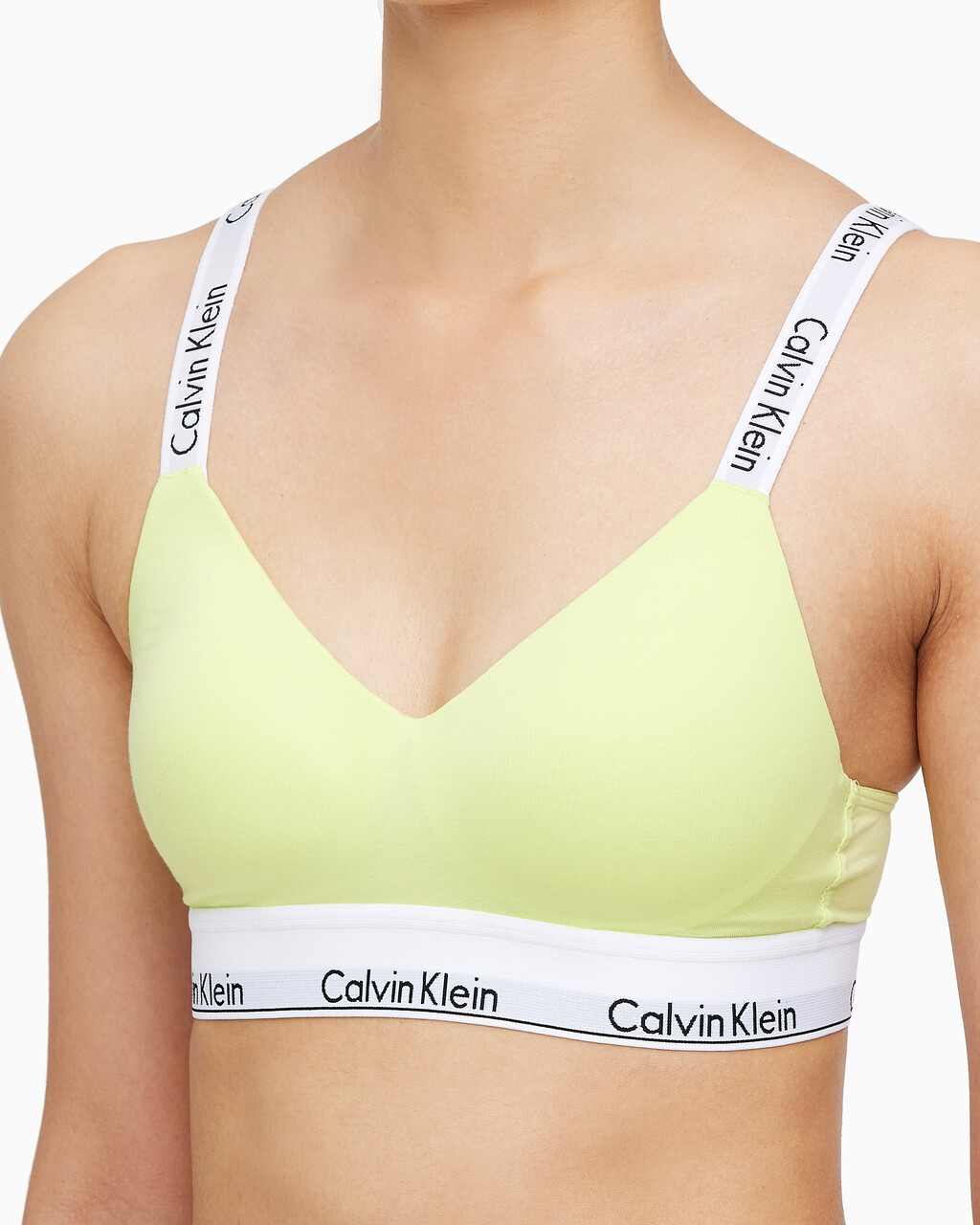 Buy 여성 모던 코튼 라이틀리 라인드 브라렛 in color SUNNY LIME
