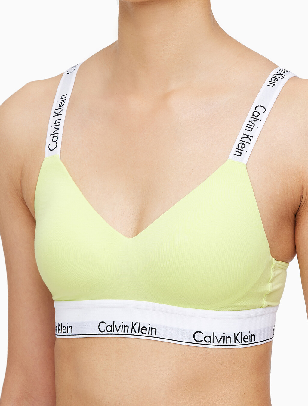 Buy 여성 모던코튼 훅앤아이 브라렛 in color SUNNY LIME