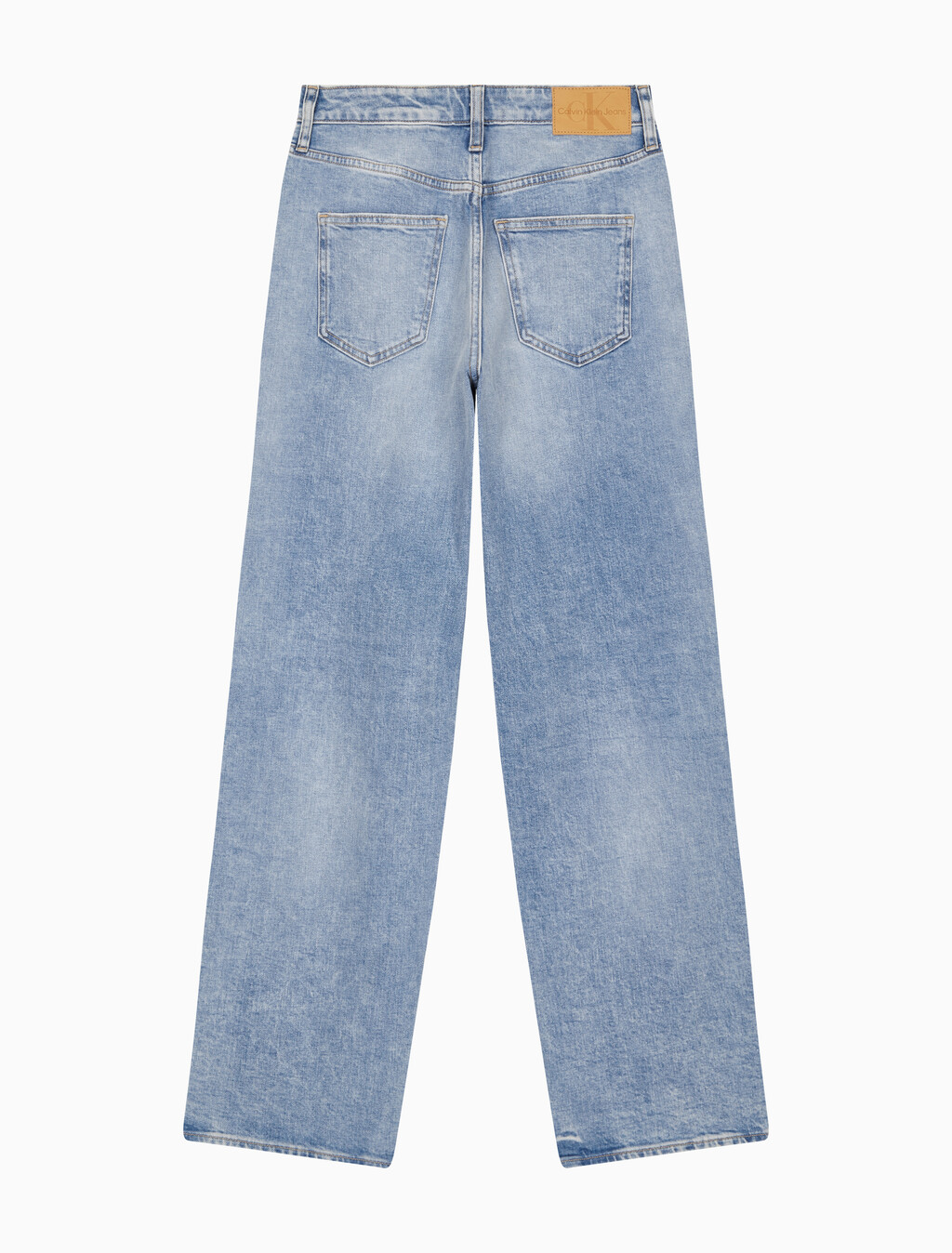 Buy 여성 90's 스트레이트핏 라이트블루 데님 in color CHALKY BLUE