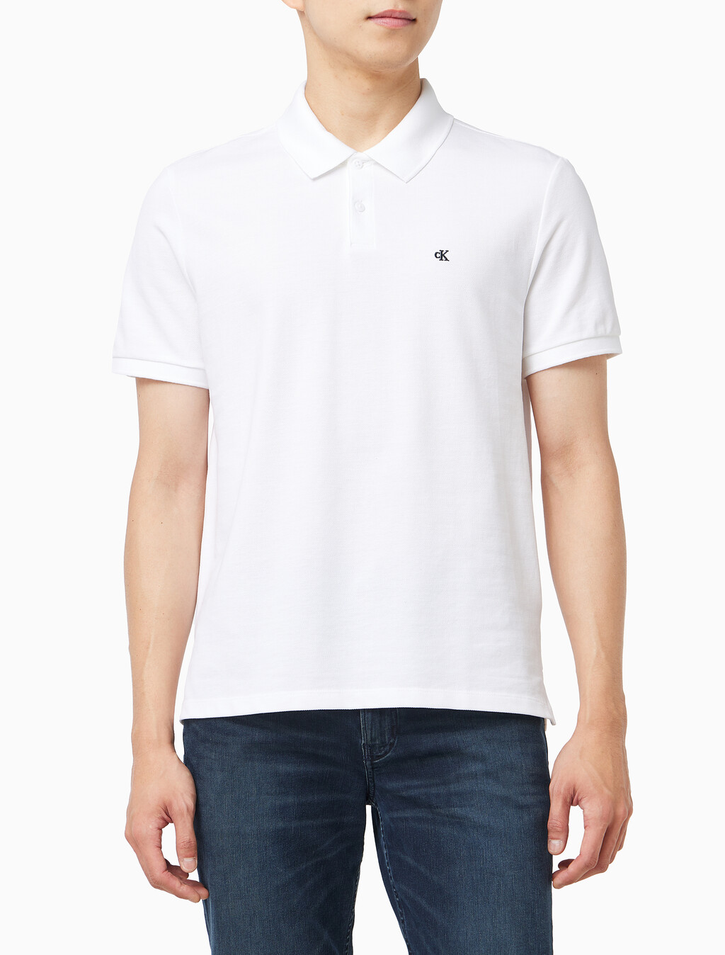 Buy 모노그램 피케 폴로 티 in color BRIGHT WHITE