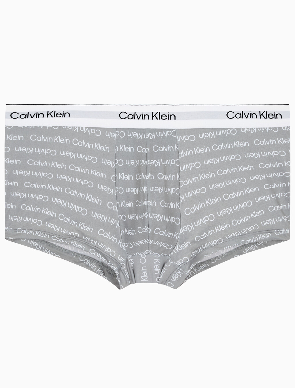 Buy 남성 아이콘 코튼 스트레치 마이크로 로우 라이즈 트렁크 in color Grey