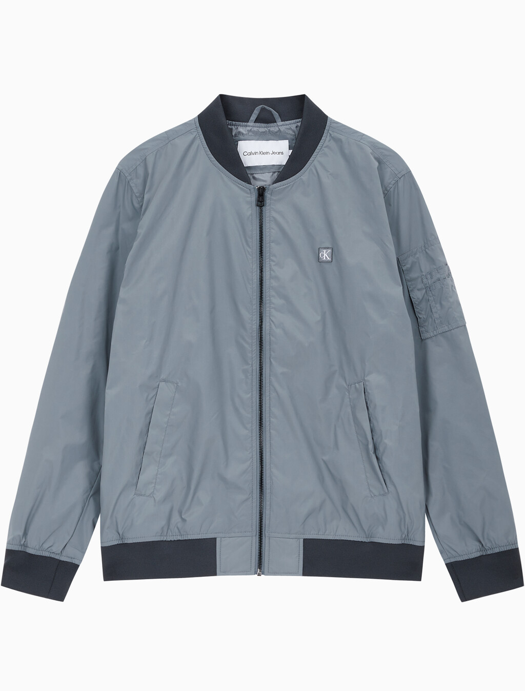 Buy 남성 나일론 봄버 자켓 in color OVERCAST GREY