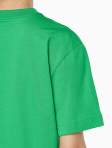 Buy 여성 박시핏 반팔 티셔츠 in color BLOSSOM GREEN