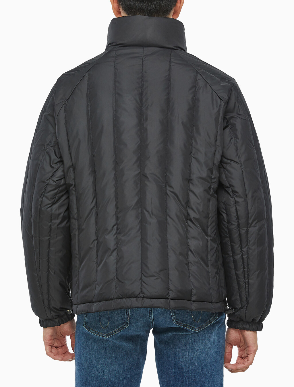 Buy 남성 리버서블 스탠카라 푸퍼 자켓 in color CK BLACK