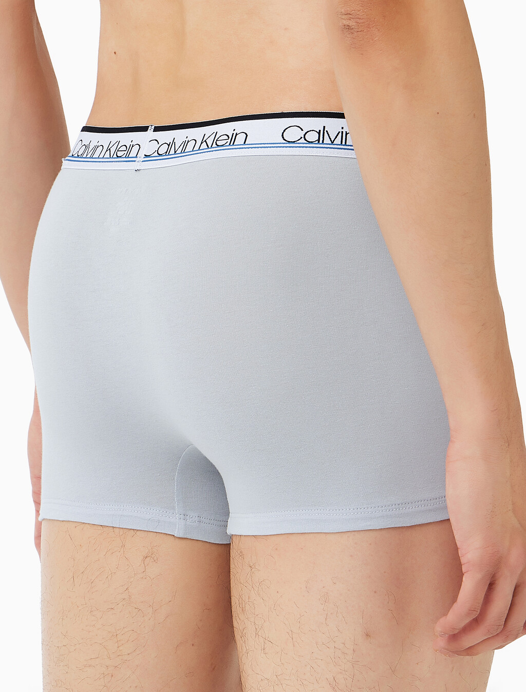 Buy 남성 WB 코튼 스트레치 버라이어티 팩 트렁크 3PK in color Black / Blue / Grey