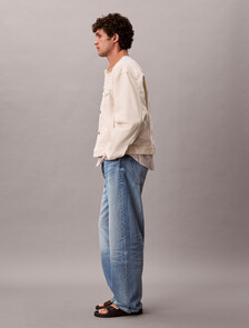 Buy 배기핏 에코 쿨 진 in color Light Blue