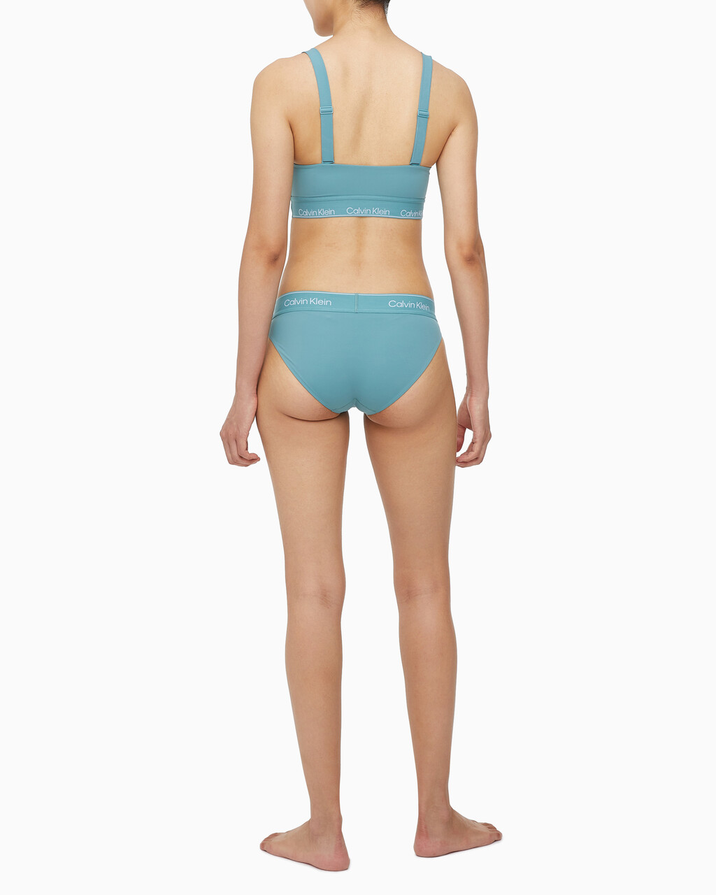 Buy 여성 모던코튼 퍼포먼스 반도 브라 in color ICE GREEN